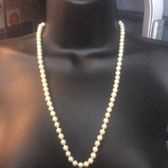 Vintage | Faux Pearl | Long Necklace | Approx. 22” - Picture 1 of 7
